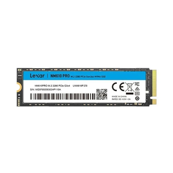 هارد SSD اینترنال PCIe Gen3 x4 لکسار مدل NM610 PRO ظرفیت 500 گیگابایت