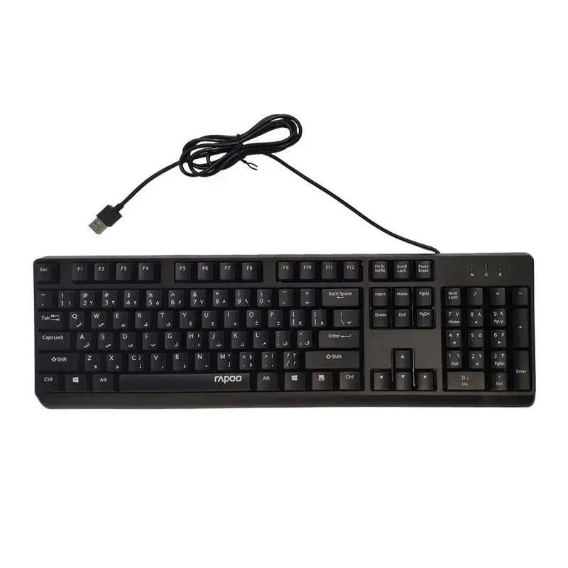کیبورد و ماوس با سیم رپو مدل X130 PRO