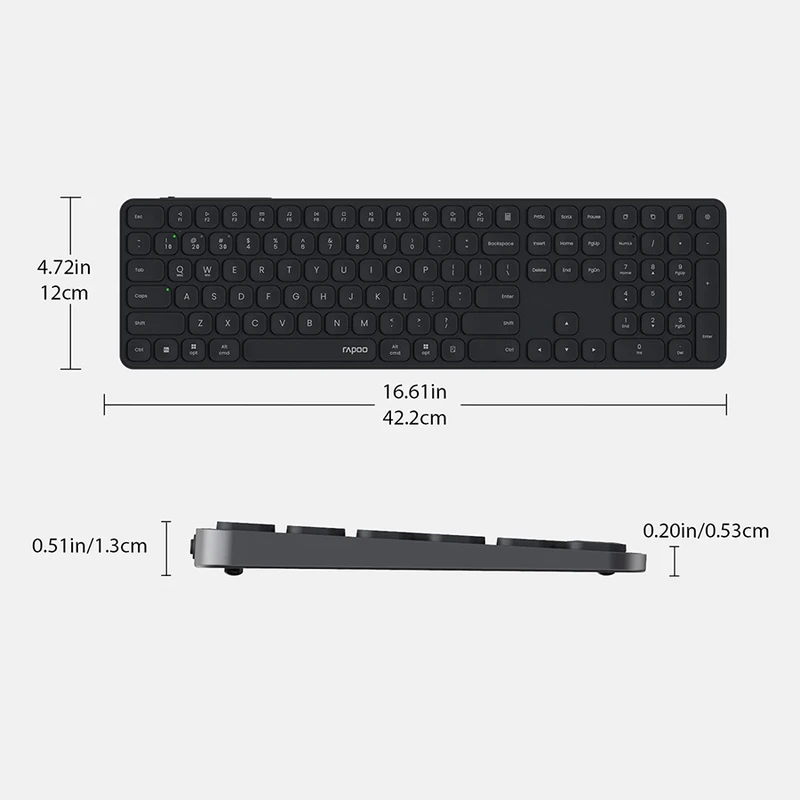 کیبورد بی سیم رپو مدل E9550L