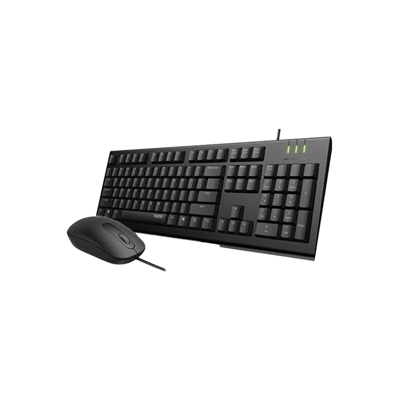 کیبورد و ماوس با سیم رپو مدل X120 PRO