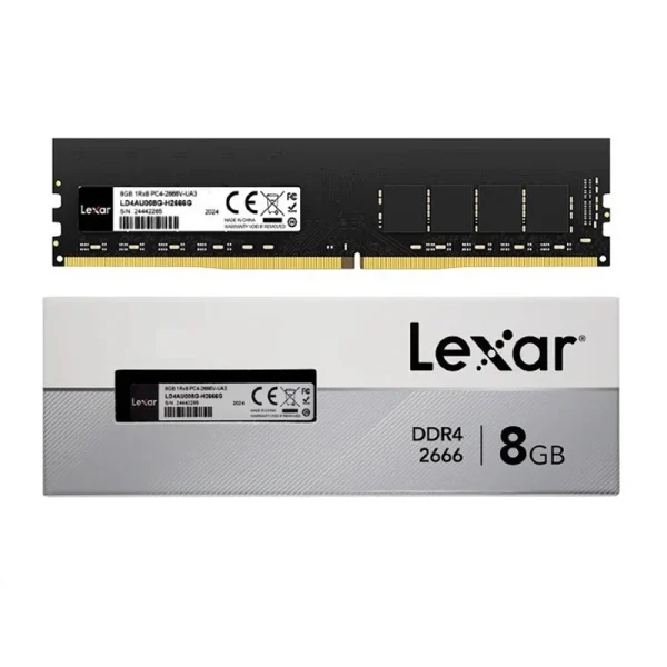 رم دسکتاپ DDR4 لکسار مدل UDIMM ظرفیت 8 گیگابایت فرکانس 2666 مگاهرتز CL19