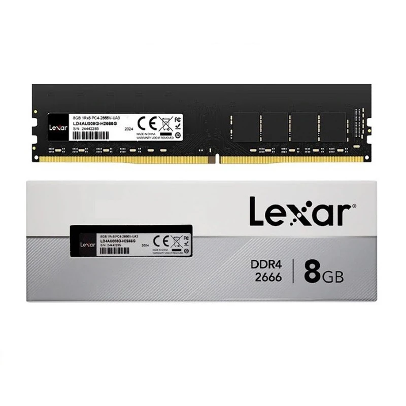 رم دسکتاپ DDR4 لکسار مدل UDIMM ظرفیت 8 گیگابایت فرکانس 2666 مگاهرتز CL19