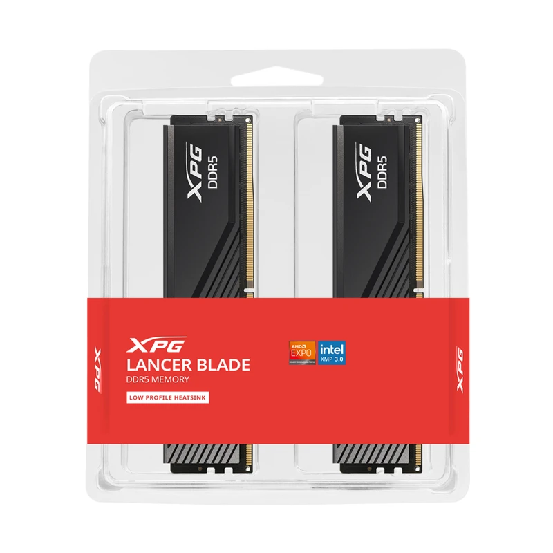 رم دسکتاپ DDR5 ای دیتا مدل XPG Lancer Blade ظرفیت 32 گیگابایت (2x16GB) فرکانس 5600 مگاهرتز CL46
