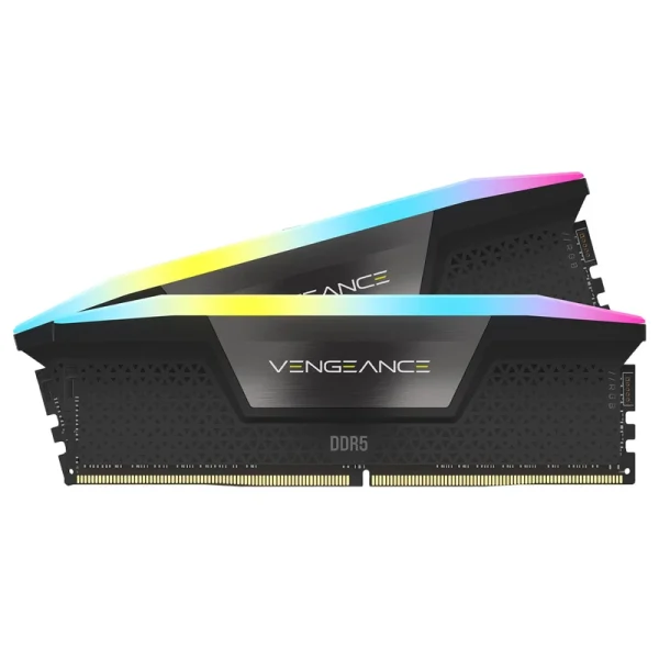 رم دسکتاپ DDR5 کورسیر مدل Vengeance RGB ظرفیت 32 گیگابایت (2x16GB) فرکانس 7200 مگاهرتز CL34