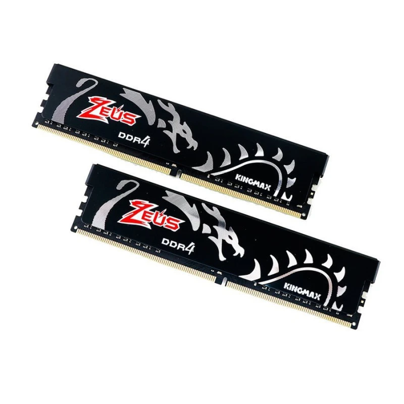 رم دسکتاپ DDR4 کینگ مکس مدل Zeus Dragon ظرفیت 8 گیگابایت فرکانس 3200 مگاهرتز CL16
