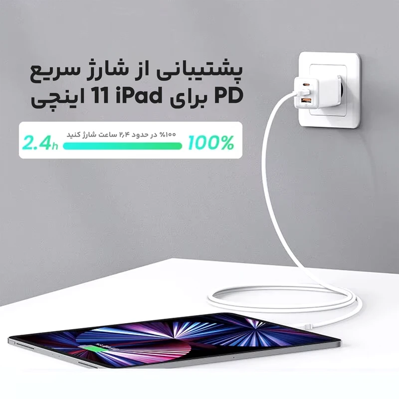 شارژر دیواری 65 وات یوسمز مدل US-CC180