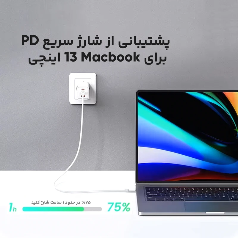 شارژر دیواری 65 وات یوسمز مدل US-CC180